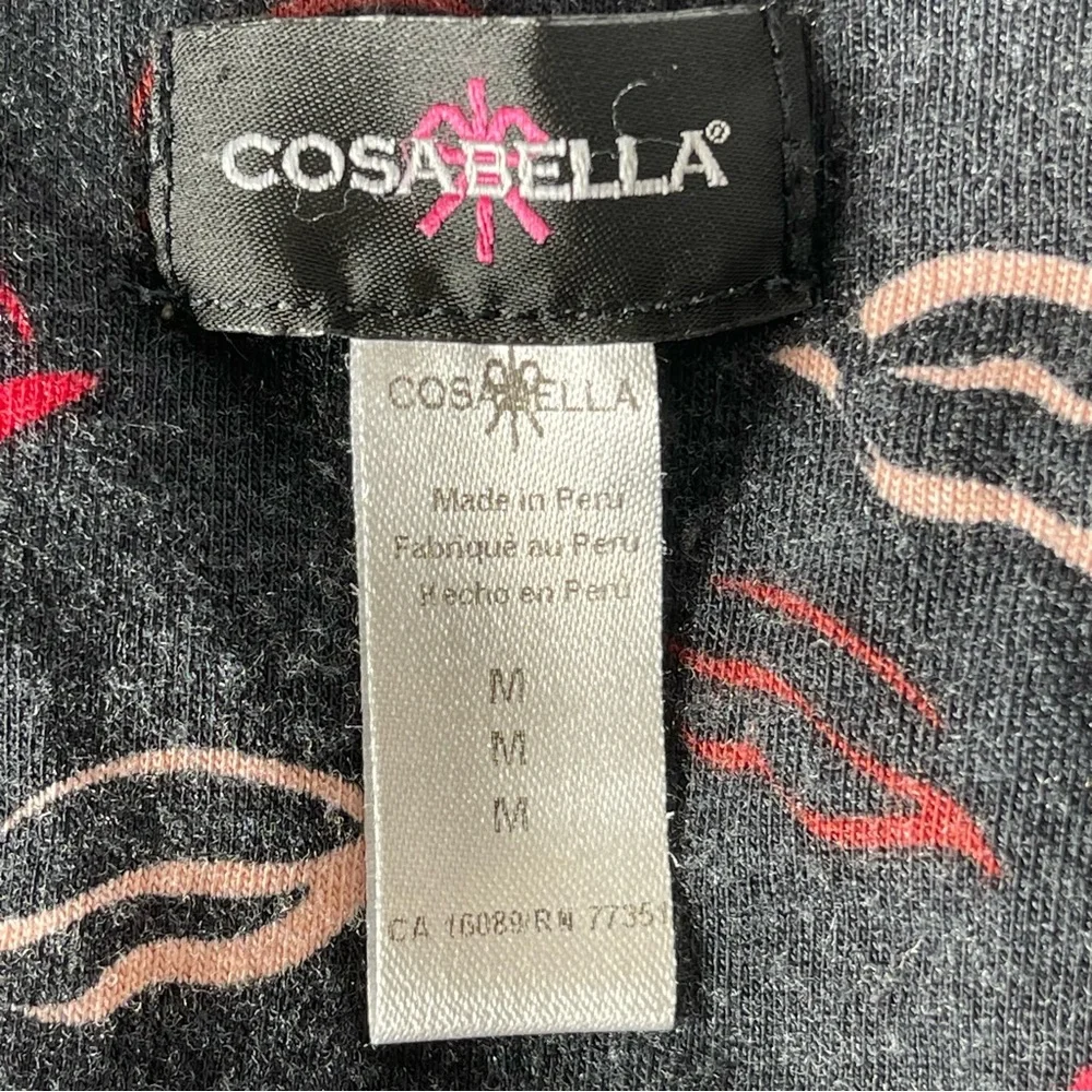 Cosabella Painted Lips Long Sleeve Top & Boxer Set.